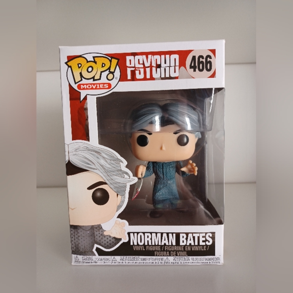 Norman Bates From Psycho 466 Horror Movies Vinyl Figure Funko Pop